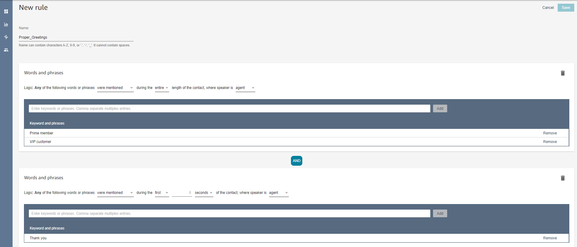 Contact Lens for Amazon Connect Features Machine Learning Speech